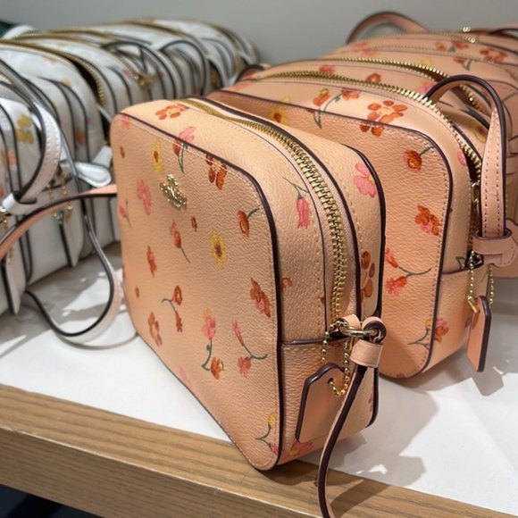 Coach c8699 Mini Camera Bag With Mystical Floral Print c8699 Faded Blush Multi - Picture 6 of 16